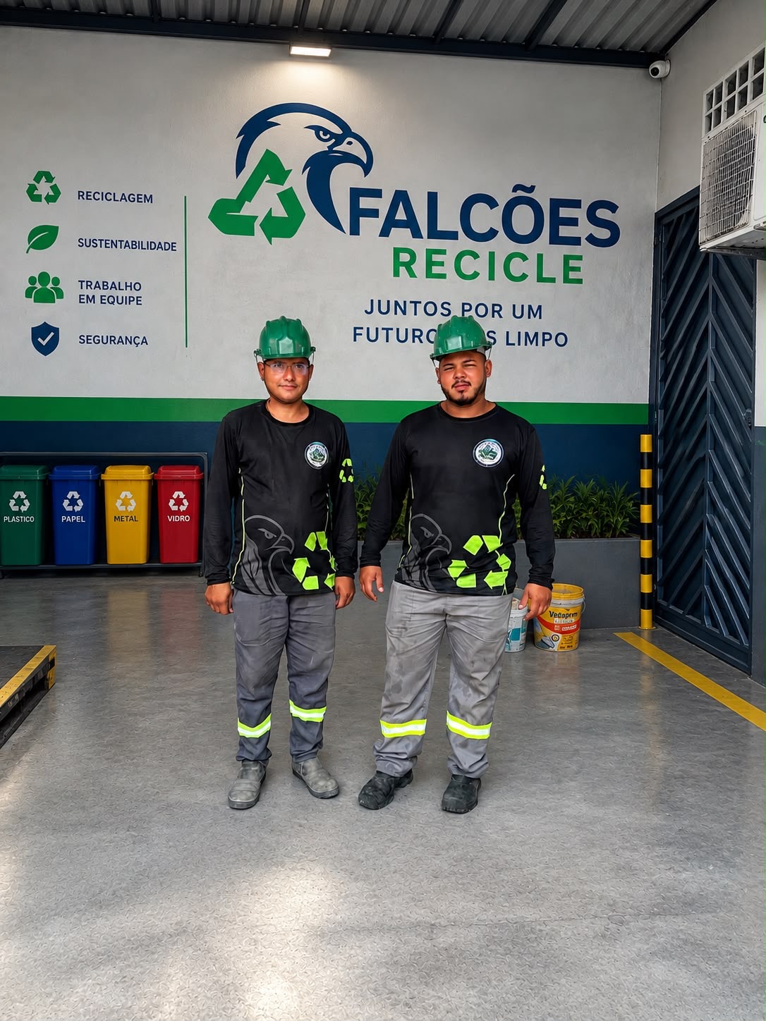 Funcionários da Falcões Recicle
